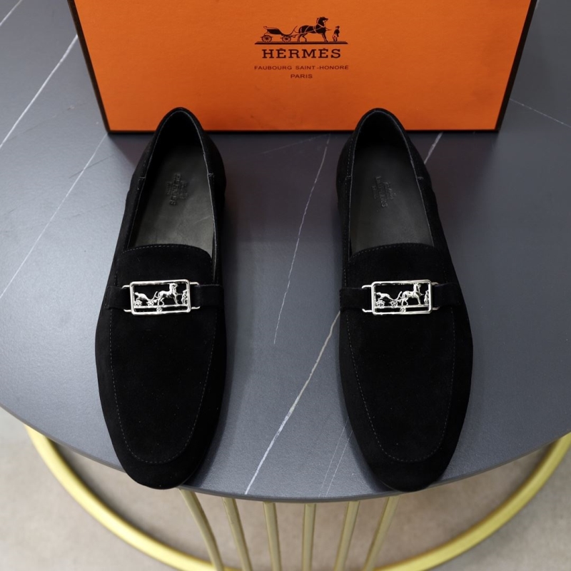 H**mes leather shoes